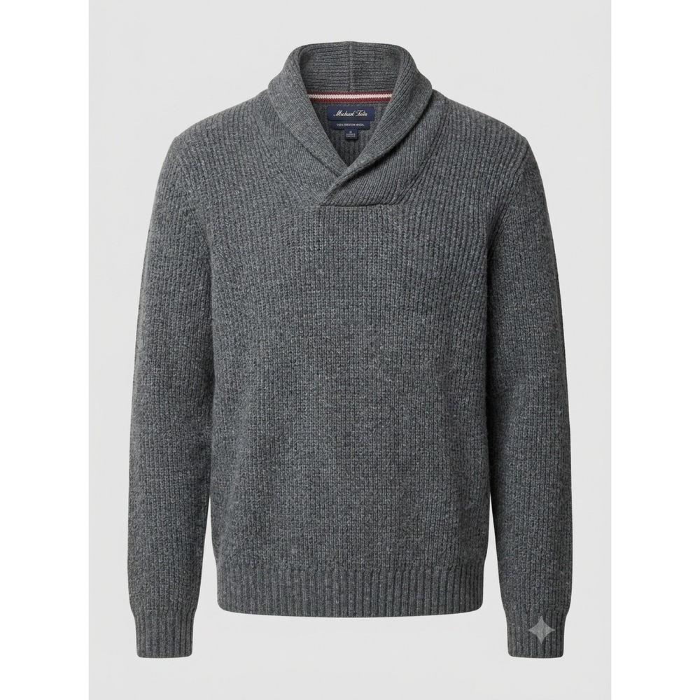 Vtg American Eagle Wool/Cotton‎ Pullover Sweater Fisherman Retro M Grandpacore